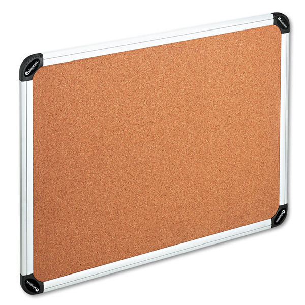 Cork Board with Aluminum Frame, 48 x 36, Natural, Silver Frame [SKU: UNV43714]