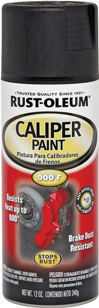 RUST-OLEUM 251592 Automotive Caliper Spray Paint, Black, 12 oz Aerosol Can [SKU: ORG4090783]