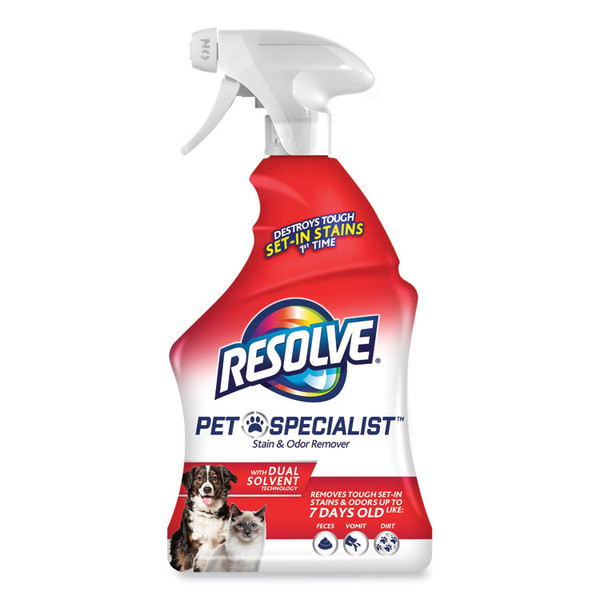 Pet Specialist Stain and Odor Remover, Citrus, 32 oz Trigger Spray Bottle, 12/Carton [SKU: RAC99850CT]