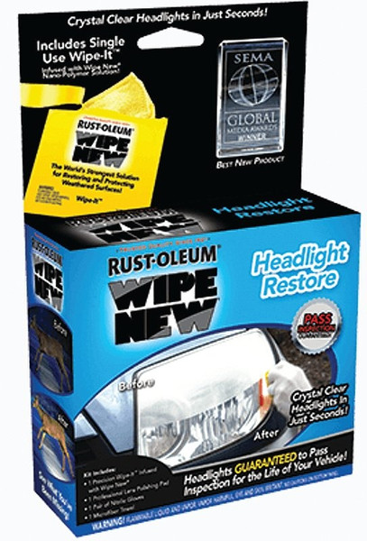 WIPE NEW HDLCAL Headlight Restore, 0.34 fl-oz, Liquid, Sweet [SKU: ORG0798843]