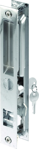 Prime-Line C 1076 Handle Set, Alike Key, Aluminum, Chrome, 1-1/4 in Thick Door [SKU: ORG9821000]