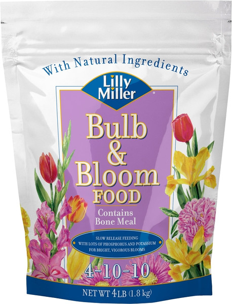 Lilly Miller 100099089 Bulb and Bloom Food, 4 lb Bag, Solid, 4-10-10 N-P-K Ratio [SKU: ORG4370631]