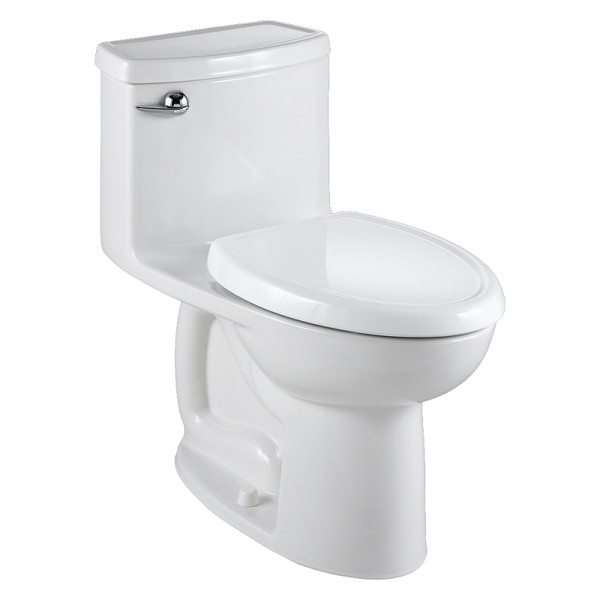 American Standard Compact Cadet 3 2403128.020 Elongated Toilet, Elongated Bowl, 3 in Flush Valve Flushing System, White [SKU: ORG6399265]