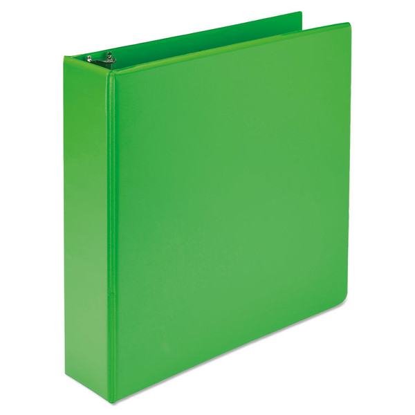 Earths Choice Biobased Durable Fashion View Binder, 3 Rings, 2" Capacity, 11 x 8.5, Lime, 2/Pack [SKU: SAMU86678]