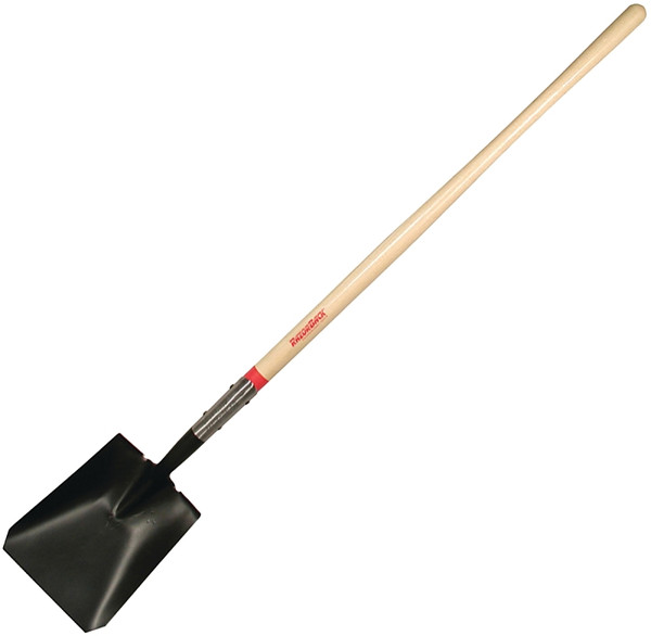 RAZOR-BACK 44363 Square Point Shovel, 9-1/2 in W Blade, Steel Blade, Ashwood Handle, 48 in L Handle [SKU: ORG6800668]