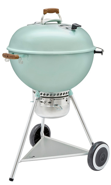 Weber 70th Anniversary Series 19524001 Kettle Charcoal Grill, 363 sq-in Primary Cooking Surface, Rock N Roll Blue [SKU: ORG3340221]