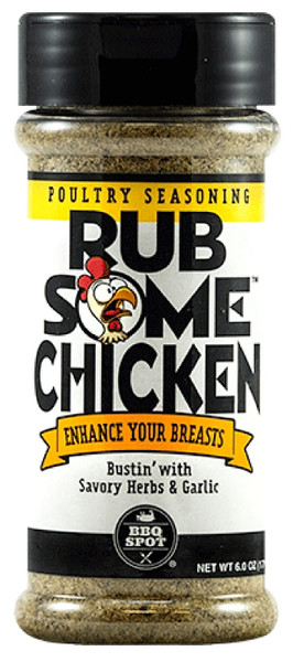 OLD WORLD SPICES & SEASONINGS OW85185 Rub Some Chicken Seasoning, 6 oz Bottle [SKU: ORG2371045]