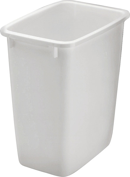 Rubbermaid FG2806TPWHT Waste Basket, 36 qt Capacity, Plastic, White, 18 in H [SKU: ORG6071153]