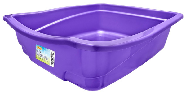 RUFFIN'IT 7N03162 Cat Pan, 14-7/8 in W, 5 in D, Polypropylene [SKU: ORG4768818]