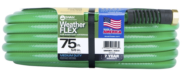 SWAN SNWF58075 Garden Hose, 75 ft L [SKU: ORG7790330]