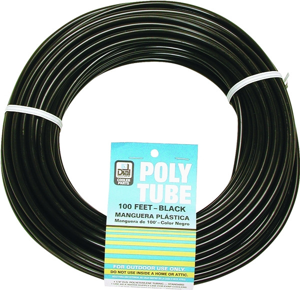 Dial 4321 Cooler Tubing, Polyethylene, Black, For: Evaporative Cooler Purge Systems [SKU: ORG7099559]