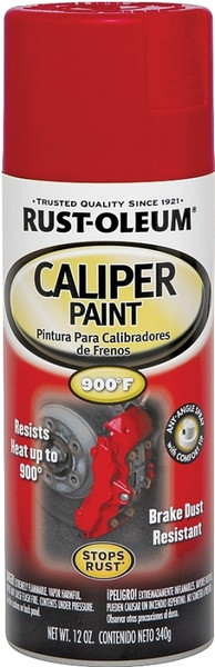 RUST-OLEUM AUTOMOTIVE 251591 Automotive Caliper Spray Paint, Red, 12 oz, Aerosol Can [SKU: ORG9005372]