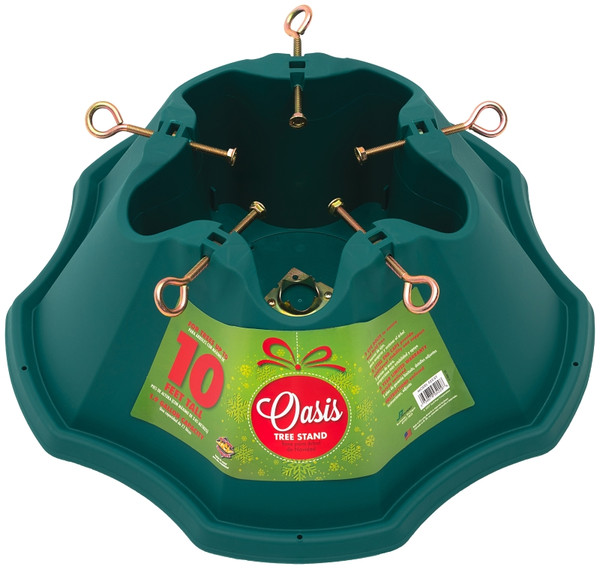 National Holidays 522-ST Natural Tree Stand, 8-1/4 in H, Plastic, Green [SKU: ORG4452736]