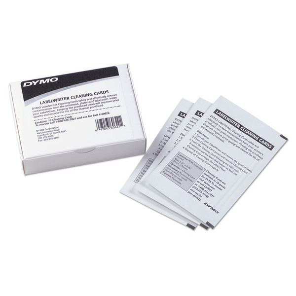 LabelWriter Cleaning Cards, 10/Box [SKU: DYM60622]