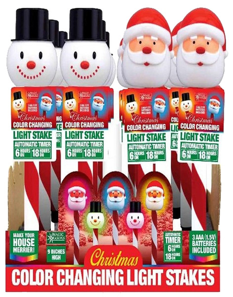 STAKE SANTA/SNOWMANLIGHT [SKU: ORG5681333]
