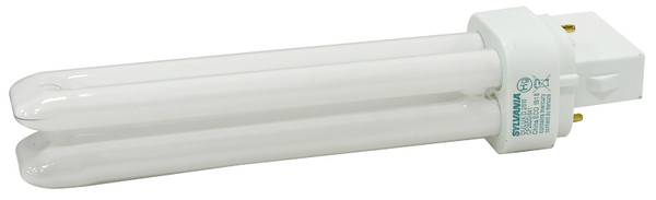 Sylvania 20481 Compact Fluorescent Bulb, 26 W, T12 Lamp, G24D-3 Lamp Base, 1470 Lumens, 4100 K Color Temp [SKU: ORG5974332]