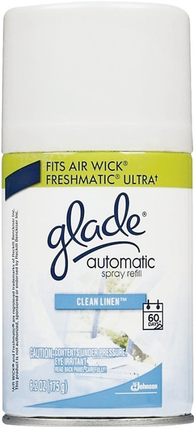 SC JOHNSON 71773 Automatic Air Freshener Refill, Clean Linen [SKU: ORG3020211]