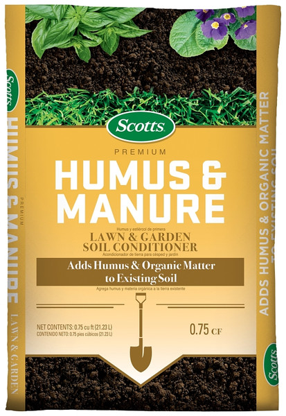 Scotts 71530751 Humus and Manure, Solid, Earthy, 24 lb Pack [SKU: ORG8726713]