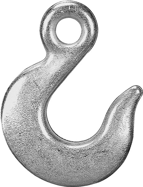 Campbell T9100424 Eye Slip Hook, 1/4 in, 1300 lb Working Load, 43 Grade, Steel, Zinc [SKU: ORG8220584]