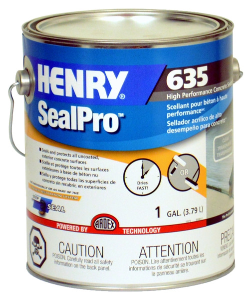 HENRY 635 SealPro 16376 Concrete Sealant, Liquid, Clear [SKU: ORG4564662]