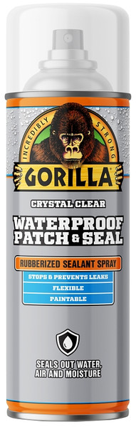 Gorilla 104056 Patch and Seal Spray, Water-Proof, Clear, 14 oz [SKU: ORG5122684]
