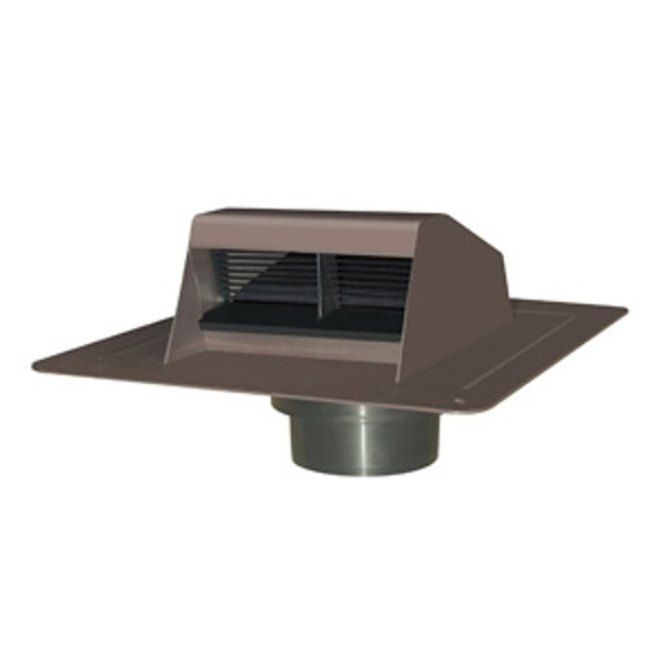 Duraflo 6011BL Exhaust Vent, 10.94 in OAL, 12.92 in OAW, 117 sq-in Net Free Ventilating Area, Polypropylene, Black [SKU: ORG5644729]