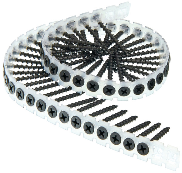 SENCO 06A Series 06A125PB Screw, #6 Thread, 1-1/4 in L, Bugle Head, #2 Drive, Steel, Phosphate [SKU: ORG8700205]