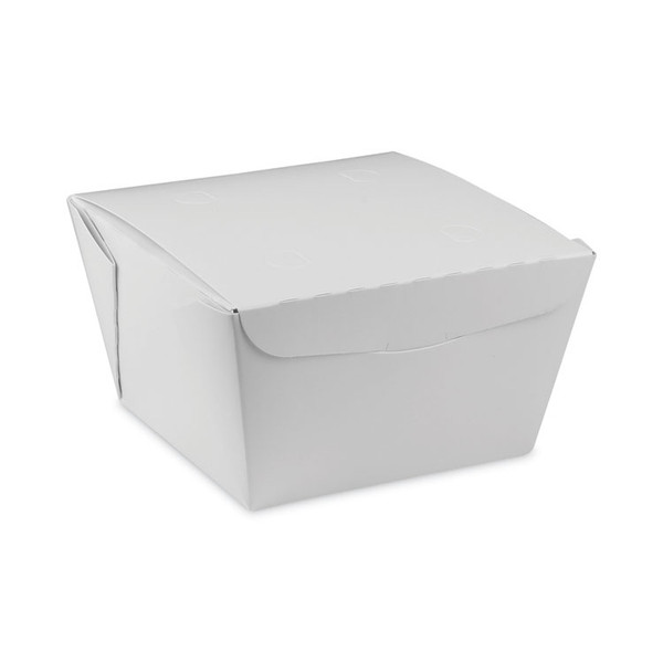 EarthChoice OneBox Paper Box, 37 oz, 4.5 x 4.5 x 2.5, White, 312/Carton [SKU: PCTNOB01W]