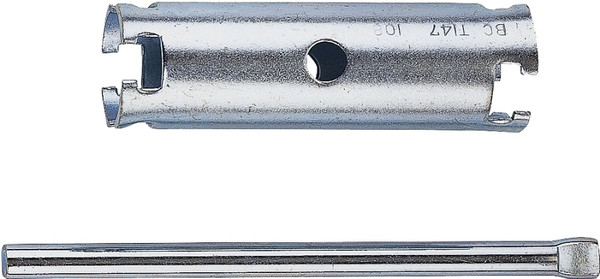 ProSource PMB-501-3L Basket Strainer Wrench, 1-1/4 in Head, 4 in L, Steel, Zinc Plated [SKU: ORG6785844]