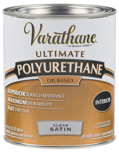 VARATHANE 9141H Polyurethane, Liquid, Clear, 1 qt, Can [SKU: ORG7077878]