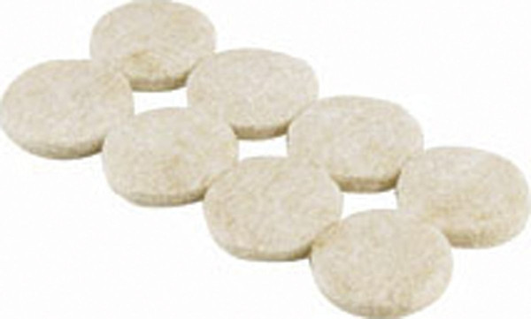 Shepherd Hardware 9928 Furniture Pad, Felt Cloth, Beige, 3 in Dia, Round [SKU: ORG1978634]