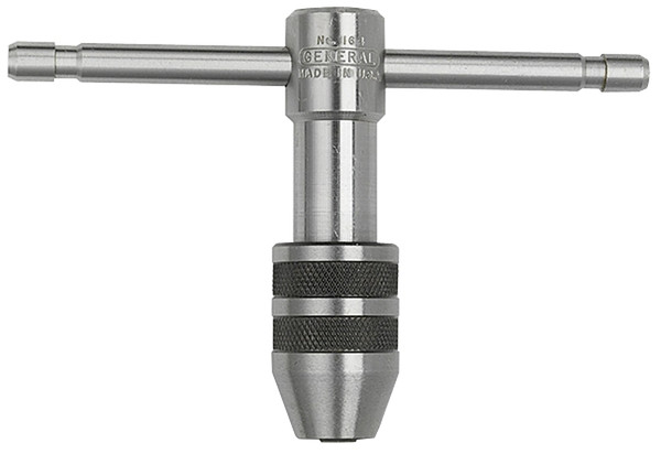 GENERAL 164 Tap Wrench, 2-7/8 in L, Steel, T-Shaped Handle [SKU: ORG7011356]
