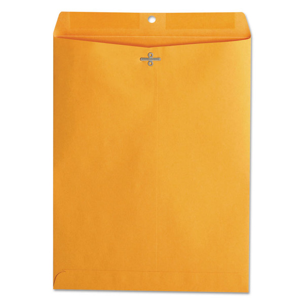 Clasp Envelope, #97, Square Flap, Clasp/Gummed Closure, 10 x 13, Brown Kraft, 100/Box [SKU: OFF82303]