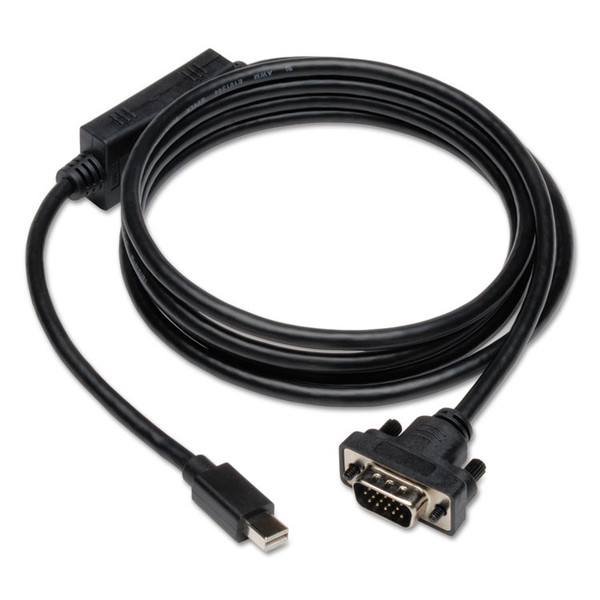Mini DisplayPort to Active VGA Cable Adapter, 6 ft, Black [SKU: TRPP586006VGA]