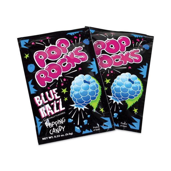 Sugar Candy, Blue Raspberry, 0.33 oz Pouches, 24/Pack, Delivered in 1-4 Business Days [SKU: GRR20900230]