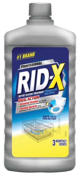 RID-X 1920089447 Septic System Treatment, Liquid, Blue/Green, Soap, 24 oz Bottle [SKU: ORG0270819]