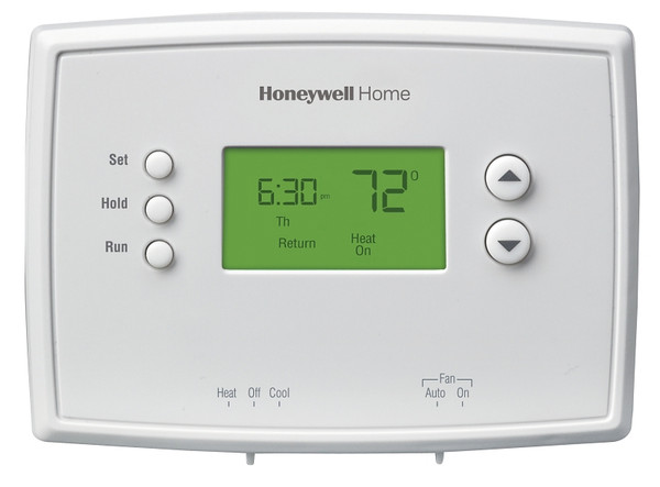 Honeywell RTH2410 Series RTH2410B1019 OG Programmable Thermostat, 24 V, 40 to 99 deg F Control, Backlit Display [SKU: ORG5733910]