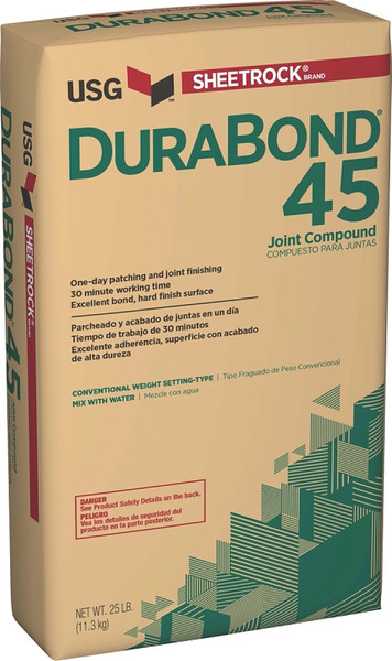 USG Durabond 381110120 Joint Compound, Powder, White, 25 lb [SKU: ORG6623268]