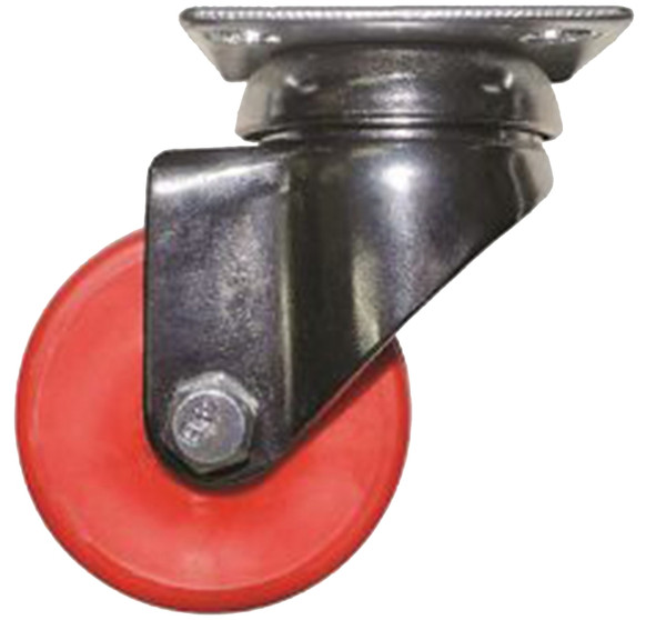 Shepherd Hardware 6271 Swivel Caster, 2 in Dia Wheel, Red [SKU: ORG7242126]