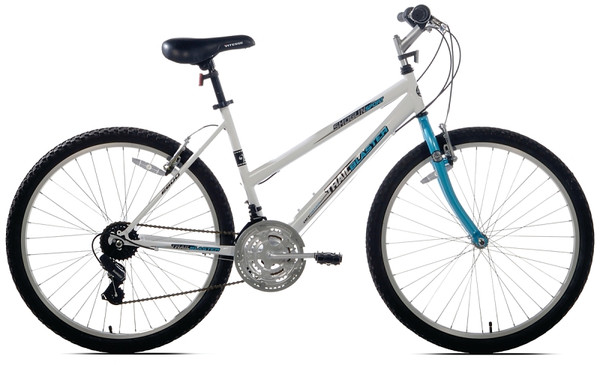 KENT 52677 Bicycle, Women's, Steel Frame, 26 in Dia Wheel, Terrain Teal/White [SKU: ORG9957333]