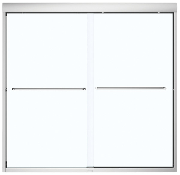 MAAX Aura 135661-900-084000 Bathtub Door, Semi Frame, Clear Glass, Bypass/Sliding Door, 1/4 in Glass [SKU: ORG3311966]