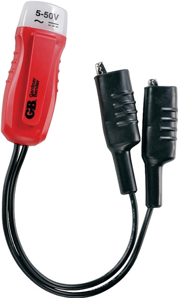 GB GET-3202 Twin Probe Circuit Tester, 5 to 50 V, Functions: Voltage, Red [SKU: ORG3043593]