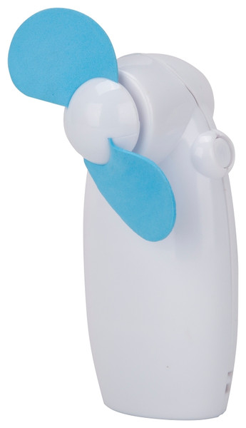 PowerZone 32650001 Handheld Portable Cooling Fan, 2-Blade, 1-Speed, White [SKU: ORG9431909]