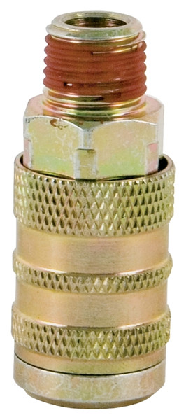 Bostitch IC-14M Hose Coupler, 1/4 x 1/4 in, MNPT, Steel, Plated [SKU: ORG9811845]