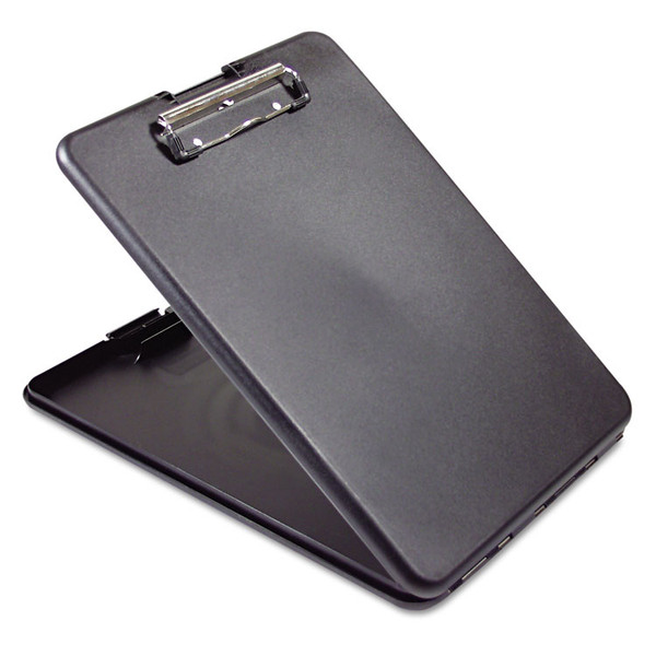 SlimMate Storage Clipboard, 0.5" Clip Capacity, Holds 8.5 x 11 Sheets, Black [SKU: SAU00558]