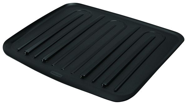 Rubbermaid FG1182MABLA Drain Board, 18 in L, 14.7 in W, 1.3 in H, Plastic, Black [SKU: ORG9353970]