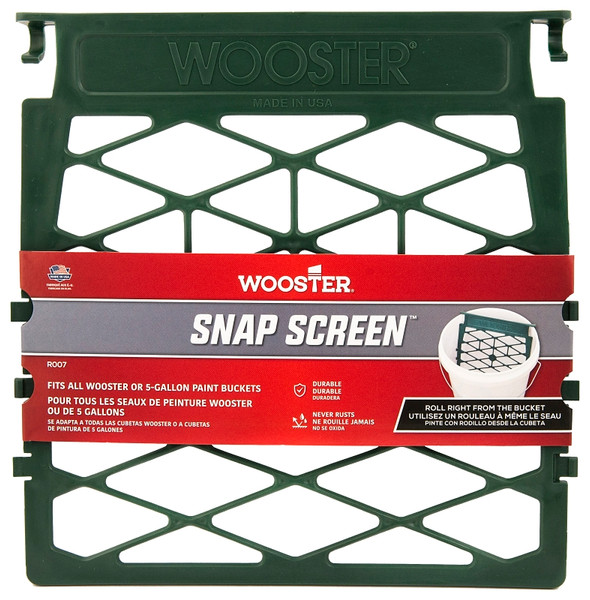 WOOSTER R007 Paint Grid, 10-1/2 in L, 10-1/2 in W, Polypropylene, Green [SKU: ORG7614431]