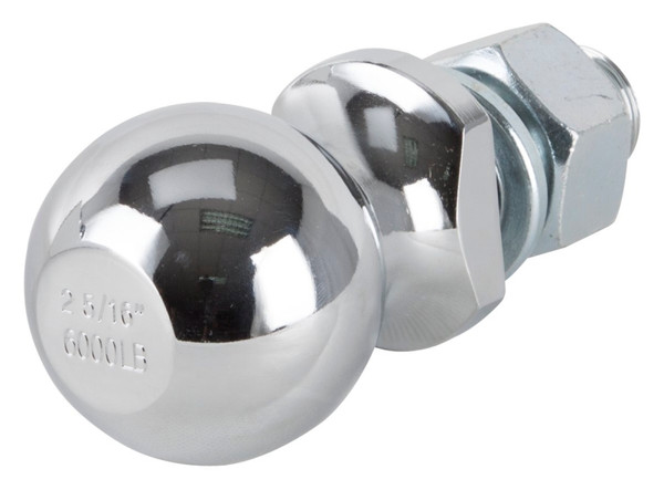 Vulcan HBB11 Hitch Ball, 2-5/16 in Dia Ball, 1 in Dia Shank, 6,000 lb Gross Towing [SKU: ORG1957406]