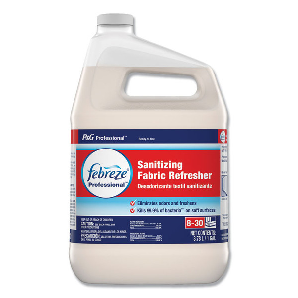 Professional Sanitizing Fabric Refresher, Light Scent, 1 gal Bottle, Ready to Use [SKU: PGC72136EA]