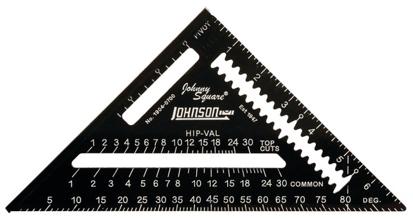 Johnson 1904-0700 Rafter Square, Aluminum, 7 in L [SKU: ORG7117864]